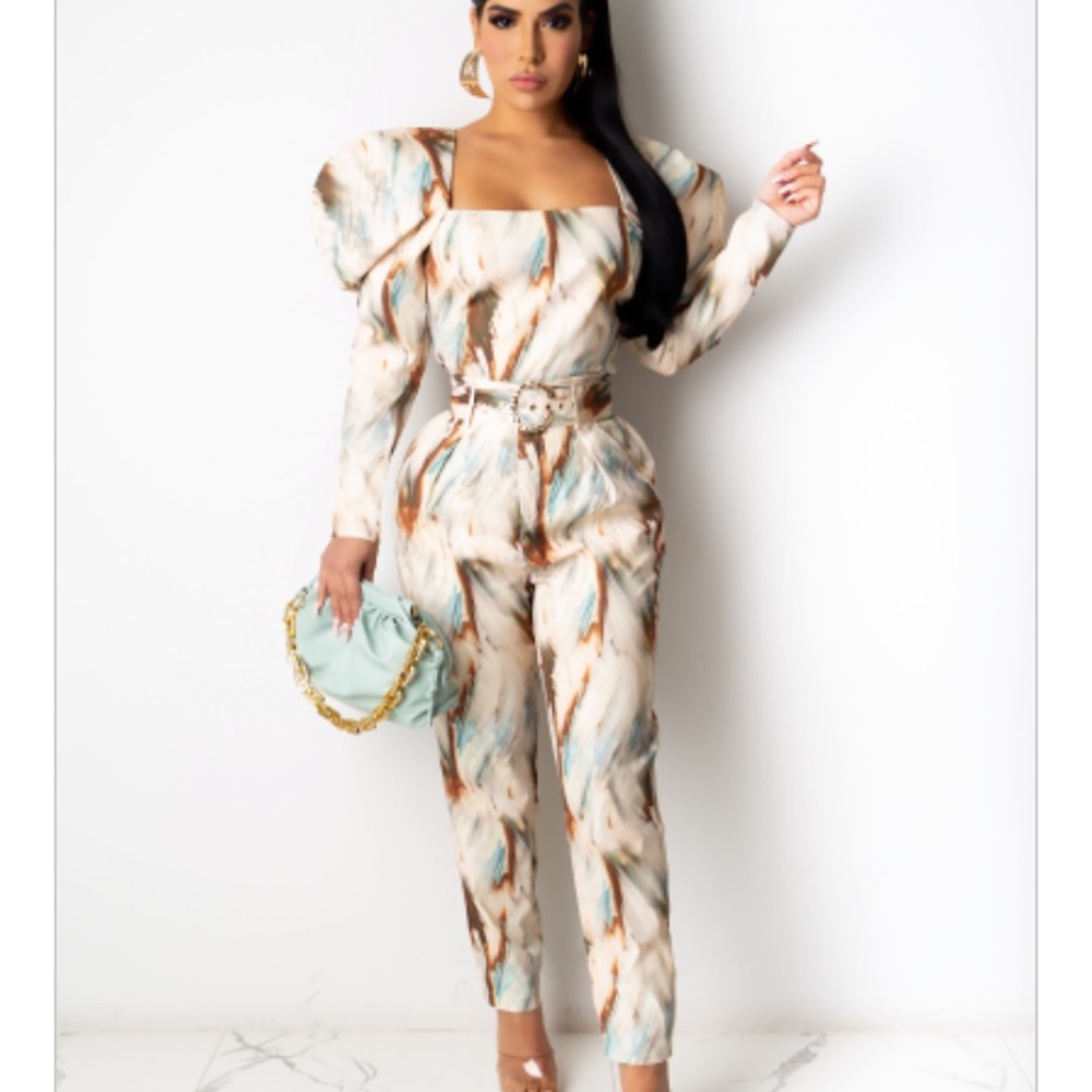 Multicolored Pantsuit